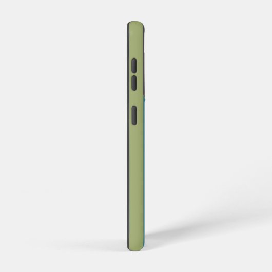 Blue, orange, green, and gray stripes samsung galaxy hoesje (Rechterkant)