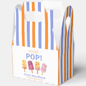 Blue Oranje Fruit Ice Cream Popcicle Baby shower Bedankdoosjes (Open)