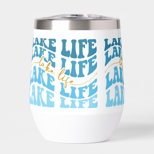 Blue Oranje Lake Life Wave (Voorkant)