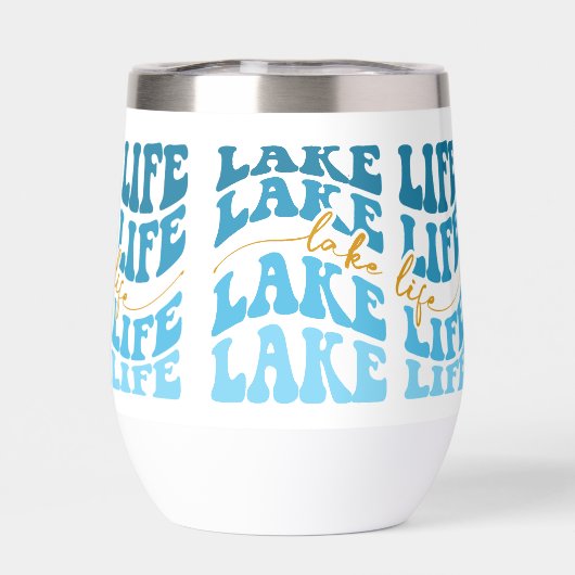 Blue Oranje Lake Life Wave (Achterkant)