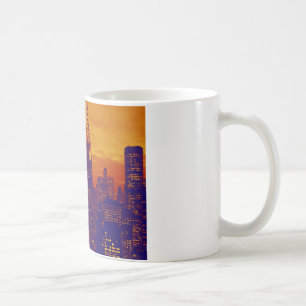 Blue Oranje Pop Art New York City Koffiemok