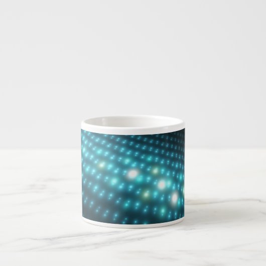 Blue Orbs 3D Espresso Kop (Voorkant)