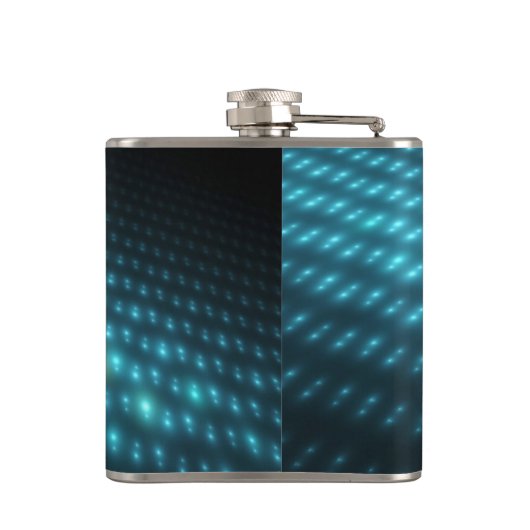 Blue Orbs 3D Heupfles (Achterkant)