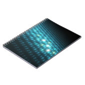 Blue Orbs 3D Notitieboek (Linkerzijde)