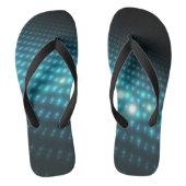 Blue Orbs 3D Teenslippers (Voetbed)