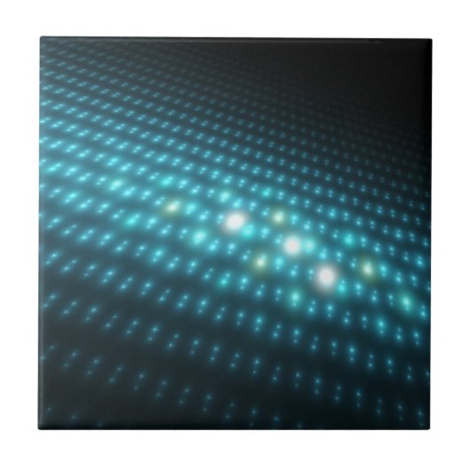 Blue Orbs 3D Tegeltje (Voorkant)