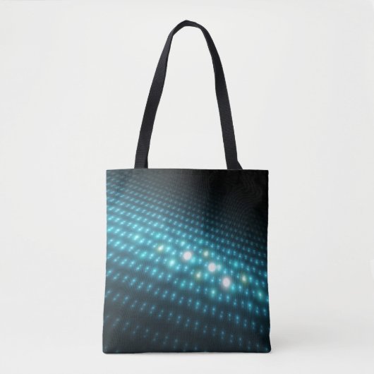 Blue Orbs 3D Tote Bag (Voorkant)