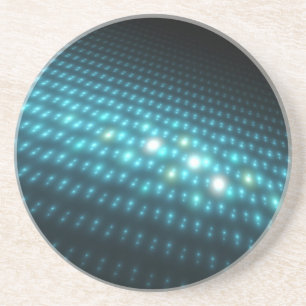 Blue Orbs 3D Zandsteen Onderzetter