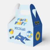 BLUE ORCA FLOAT POOL PARTY BEDANKDOOSJES (Voorkant Zijde)