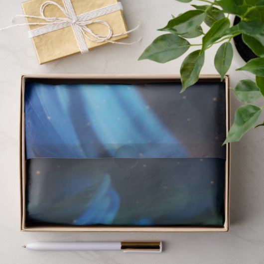 Blue Orchard Mason Bee Decoupage papier (Geschenk)