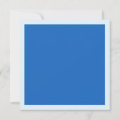 Blue Orchid Bridal Shower Kaart (Achterkant)