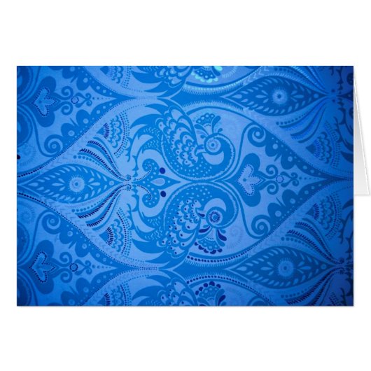 Blue Oriental Peacock Birds (Voorkant Horizontaal)