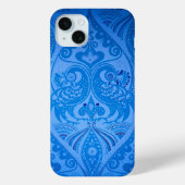 Blue Oriental Peacock Birds Case-Mate iPhone Case (Achterkant)