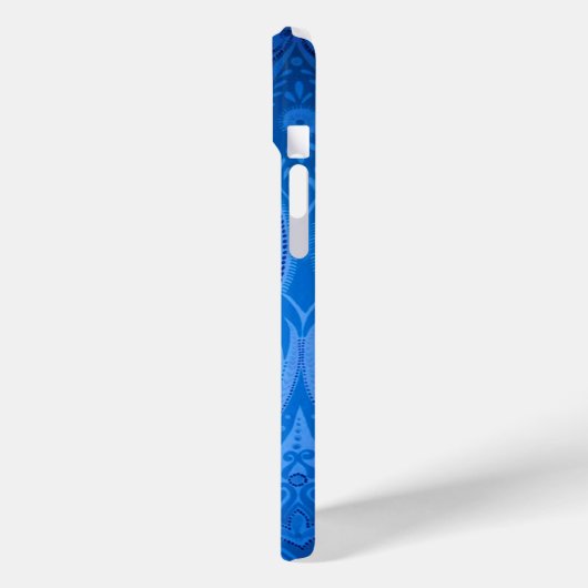 Blue Oriental Peacock Birds Case-Mate iPhone Case (Achterkant / Links)