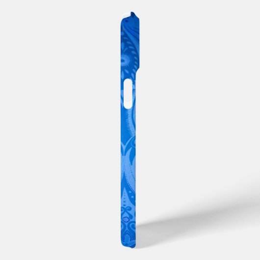 Blue Oriental Peacock Birds Case-Mate iPhone Case (Achterkant / Rechts)