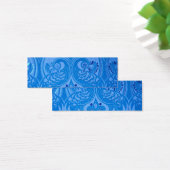 Blue Oriental Peacock Birds Mini Visitekaartjes (Bureau)