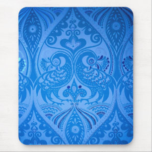 Blue Oriental Peacock Birds Muismat