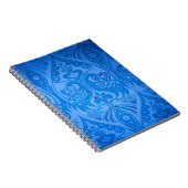 Blue Oriental Peacock Birds Notitieboek (Rechterzijde)