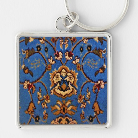 Blue Oriental Rug Sleutelhanger (Voorkant)