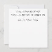 Blue Ornament Fairy – Holiday Card (Achterkant)