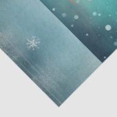 Blue Ornament Highland Koe Decoupage papier (Detail)