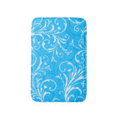 Blue Ornamental Bath Mat (Voorkant Verticaal)