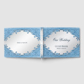 Blue Ornamental Lijst Gastenboek (Volledig)