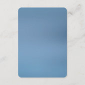 Blue Ornate Floral Detail Enclosure Card Informatiekaartje (Achterkant)