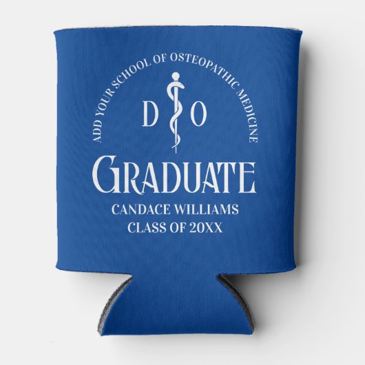 Blue Osteopathic Medical School Afstudeerfeest Blikjeskoeler (Voorkant)