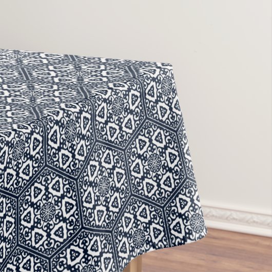 Blue Ottoman Turks Tracery Graphic Tafelkleed (Voorbeeld)