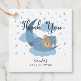 Blue Over The Moon Sleeping Beer Dank je wel Bedankjes Labels