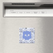 Blue Owl 2 Inch Magnet (Insitu (Vaatwasser))