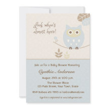 Blue Owl, Baby shower voor jongens