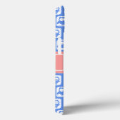 Blue Owl Coral Persoonlijke naam Case-Mate iPhone Case (Achterkant / Rechts)