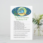 Blue Owl Hoe goed ken je baby shower game? (Staand voorkant)