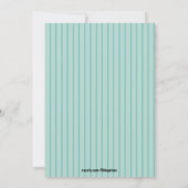 Blue Owl in een Tree Baby Boy Shower Invitation Kaart (Achterkant)