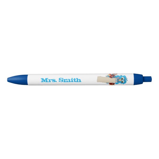 Blue Owl Leraar Gepersonaliseerde pen (Voorkant)