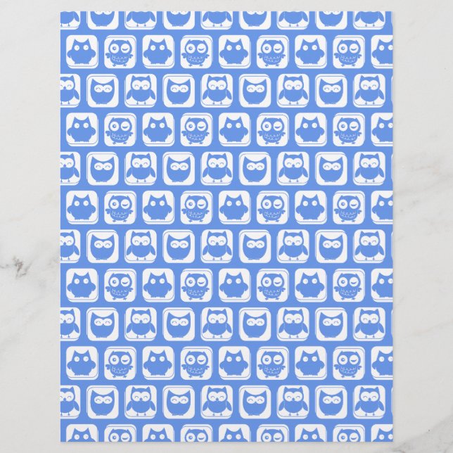 Blue Owl Patroon (Voorkant)