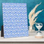 Blue Owl Patroon Fotoplaat (Zijkant)