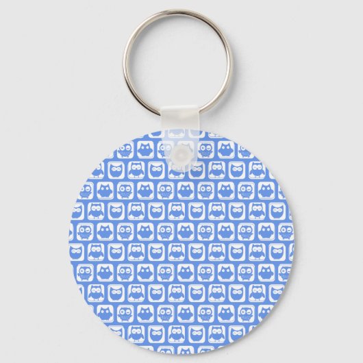 Blue Owl Patroon Sleutelhanger (Voorkant)