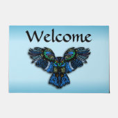 Blue Owl Welcome Mat (Voorkant)