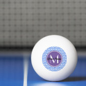 Blue Owls Custom Monogram Pingpongbal (Net)