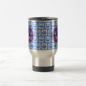 Blue Owls Custom Monogram Reisbeker (Center)