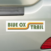 Blue Ox Trail Bumpersticker (Op auto)