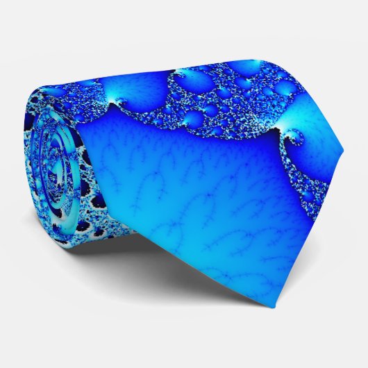 Blue Oyster Spiral Stropdas (Opgerold)