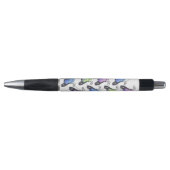 Blue Paars Doodle Butterflies Pen (Voorkant)