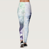 Blue Paars Feather Lite Leggings (Achterkant)