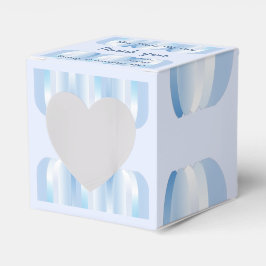 Blue Paars Heart Favor Box Bedankdoosjes