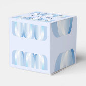 Blue Paars Heart Favor Box Bedankdoosjes (Achterkant)