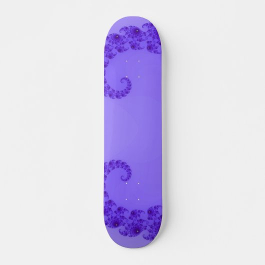 Blue Paars Heart Skateboard (Voorkant)